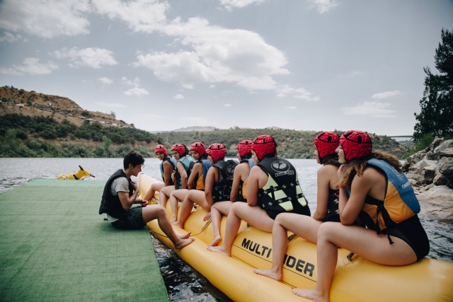 Paseo en banana boat