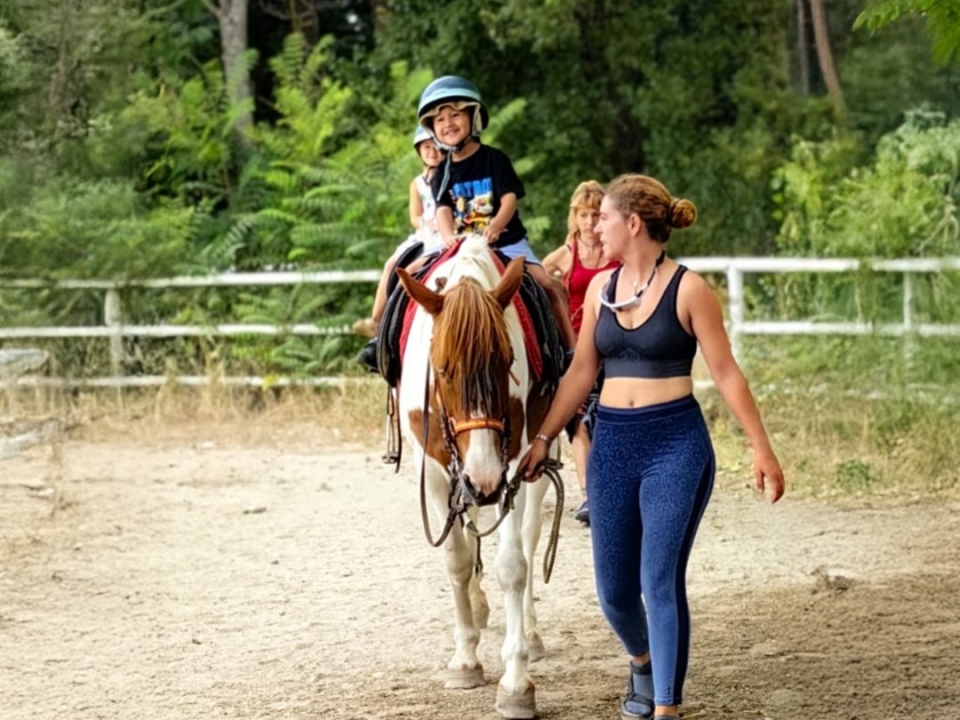  Horseback riding 