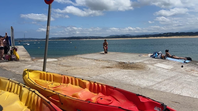  Canoe nella Marina di Santander