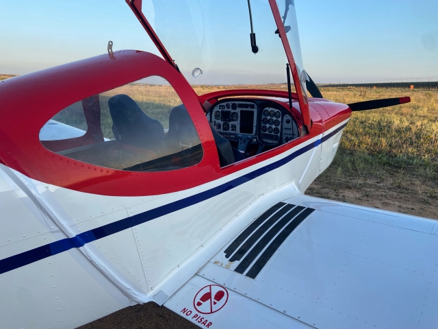 Flugzeug bereit zum Flug 