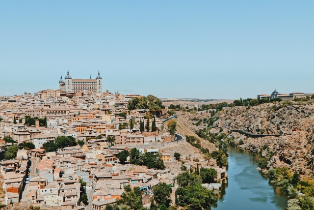  Flug über Toledo im Flugzeug 