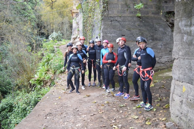  Canyoning-Gruppe auf Gran Canaria 
