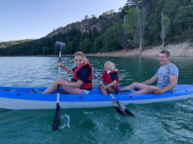 Kayak con niños
