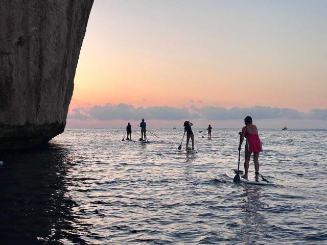 Alquiler de paddle surf Cala Portitxolet, 1h