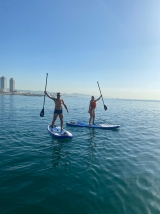 Paddle-Surfkurs Barcelona, jedes Niveau 90 Min