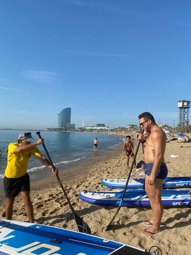 Antes de lanzarse al mar 