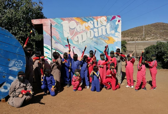 Partida de gotcha infantil en Tenerife