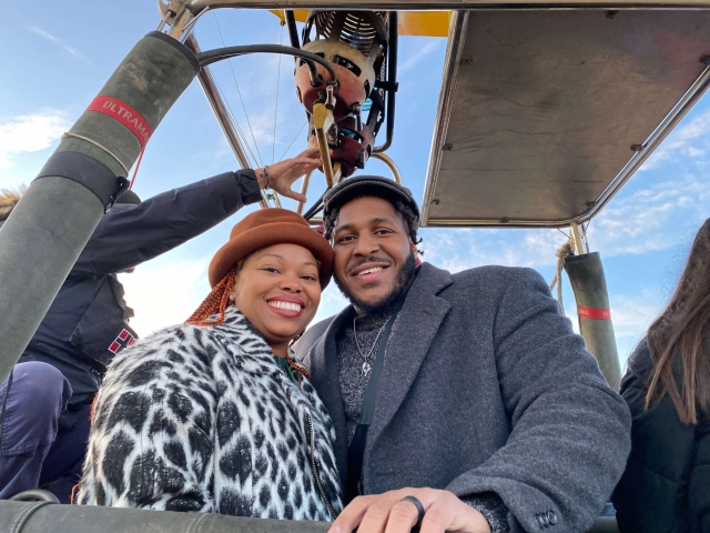 Vuelo en globo privado en pareja