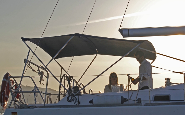  Tramonto in barca a vela 