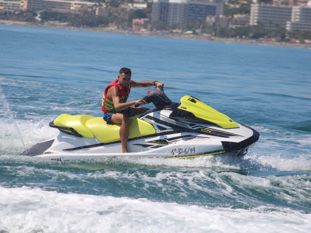 Moto de agua en Torremolinos