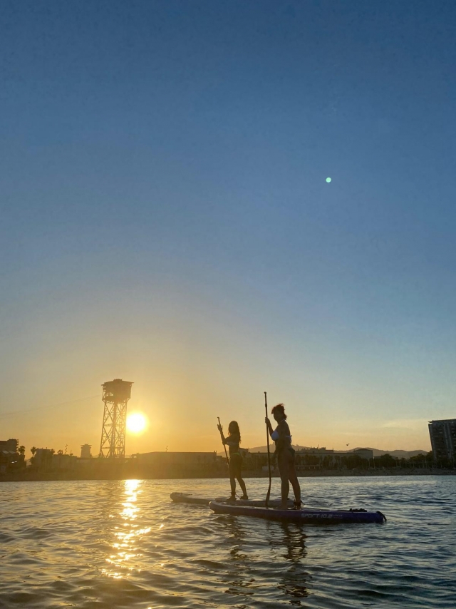  Controllare la tavola da paddle surf a Barcellona 