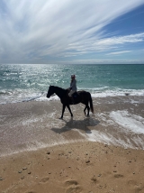Reitroute entlang des Trafalgar Lighthouse Beach 2 Stunden