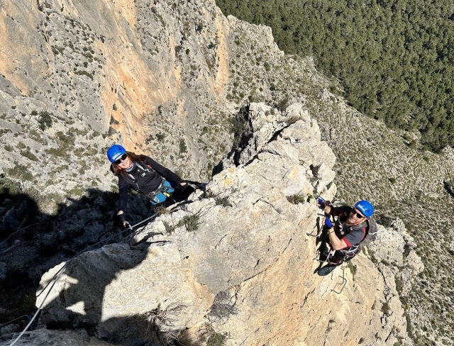  Klettersteig der Stufe K3 in Alicante