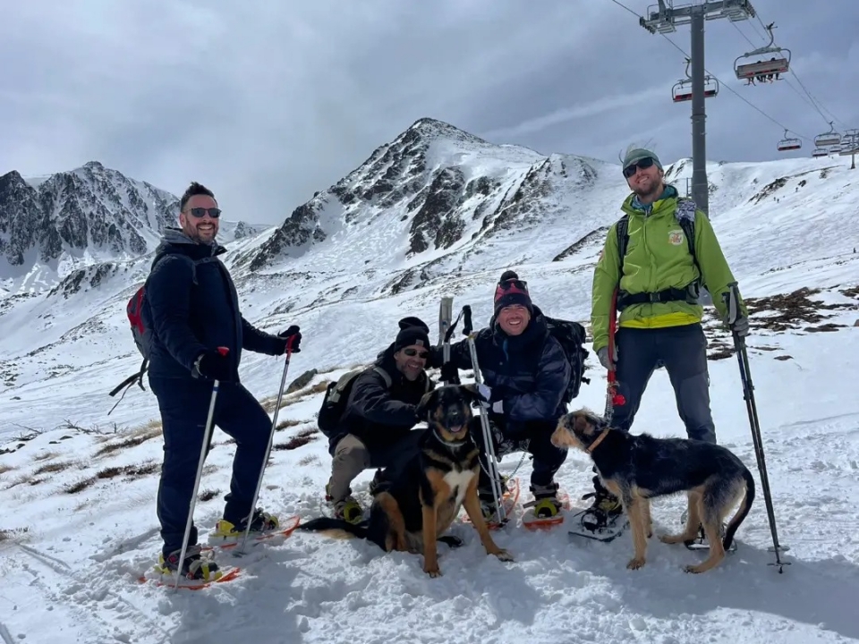 Vistas de la cerro nevada
