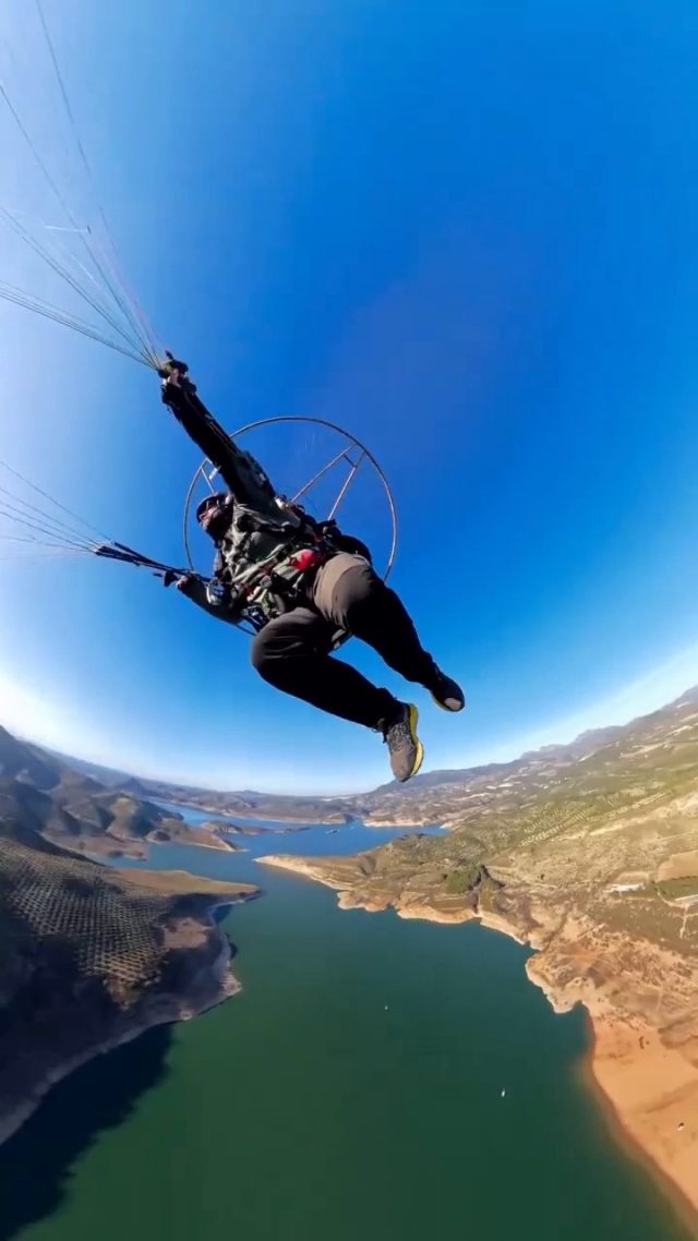  Voo de paramotor por Málaga 