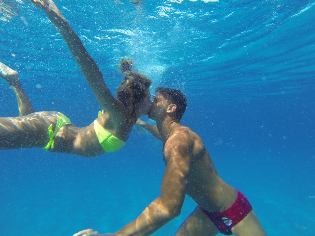 Beso submarino