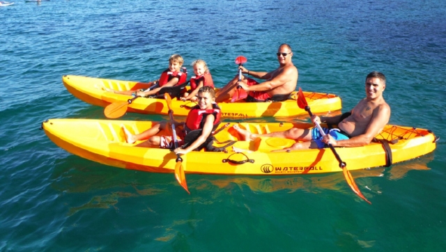 kayaks pour toute la famille 