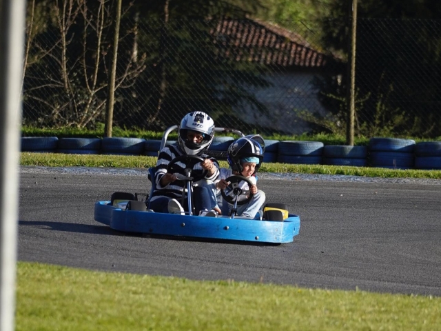  Karting with the little one of the house 