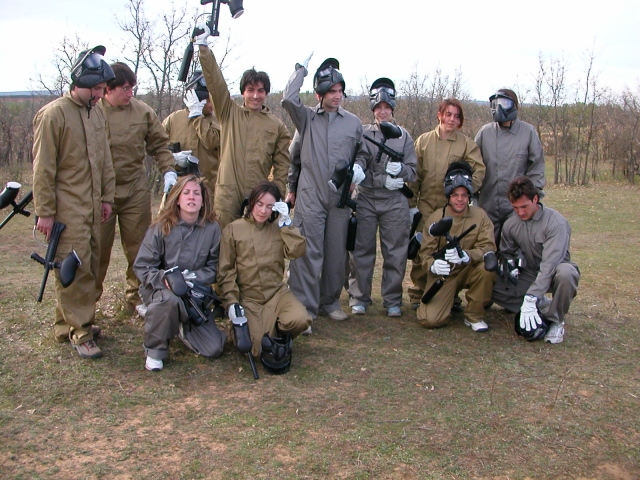 Despedida con paintball