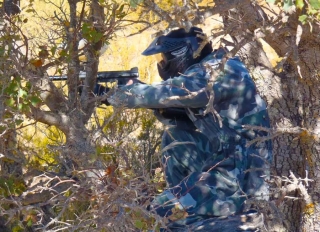 Jeu de paintball 100 balles à Buendía, Cuenca