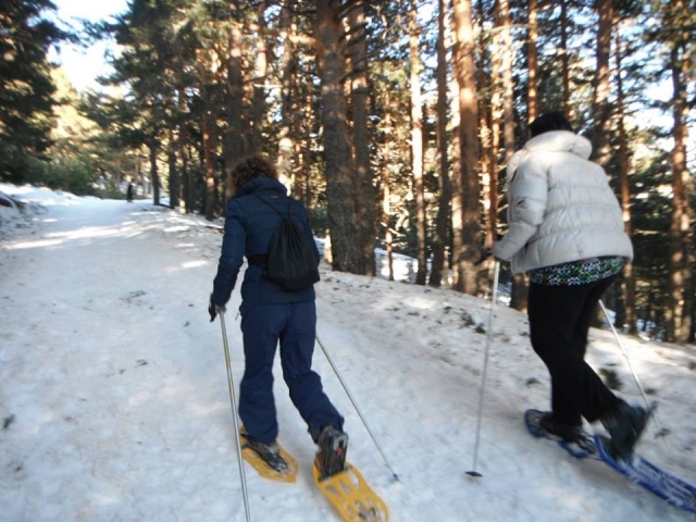 raquetas de nieve en madrid