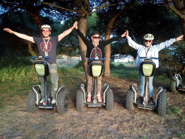Paseo en familia con segway por Huelva