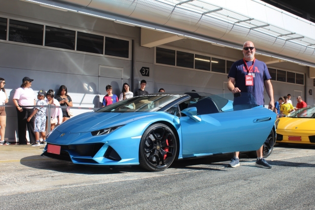  Lamborghini Huracán sur le circuit de Montmeló 