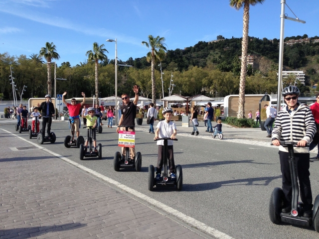 Segways en la carretera