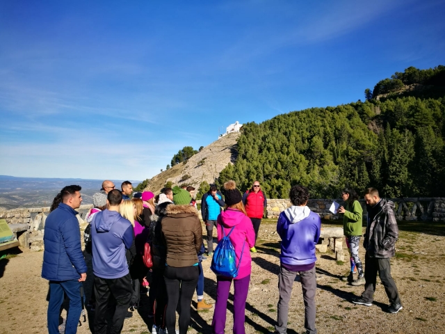 El equipo en el parque de Cazorla