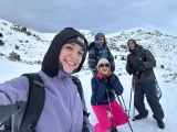 Ruta con raquetas de nieve en Peñalara, 6h
