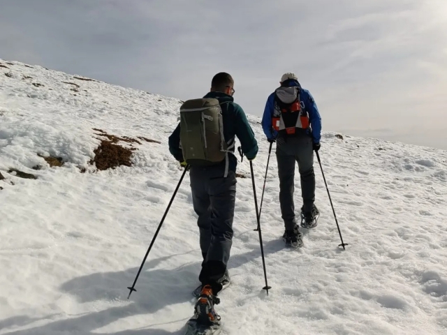 Ruta con raquetas de nieve