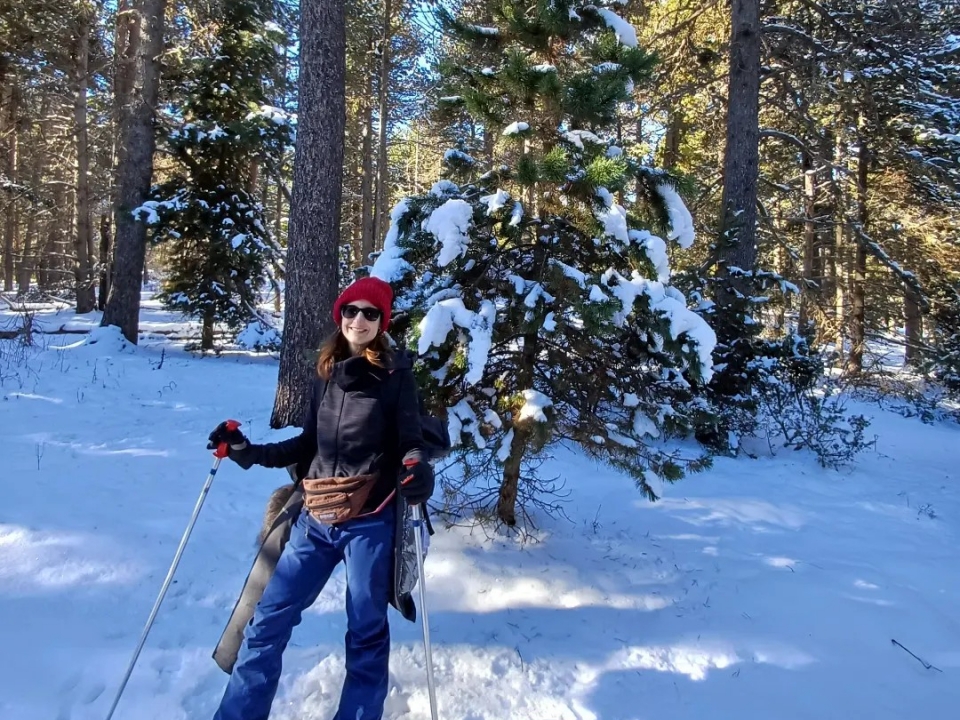 Disfruta con raquetas de nieve