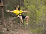 Adventure circuit in the trees. Benifallet