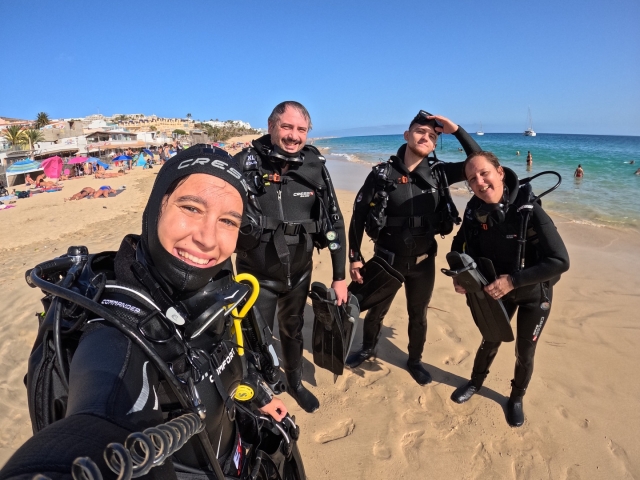 Salida de buceo en Fuerteventura