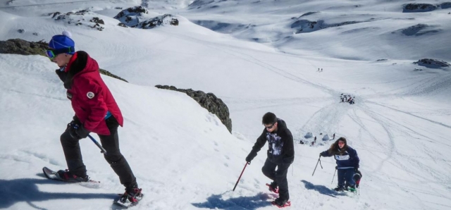  Le salite sulla neve richiedono una certa forma fisica