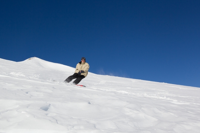 Venga y prueba el snowboard