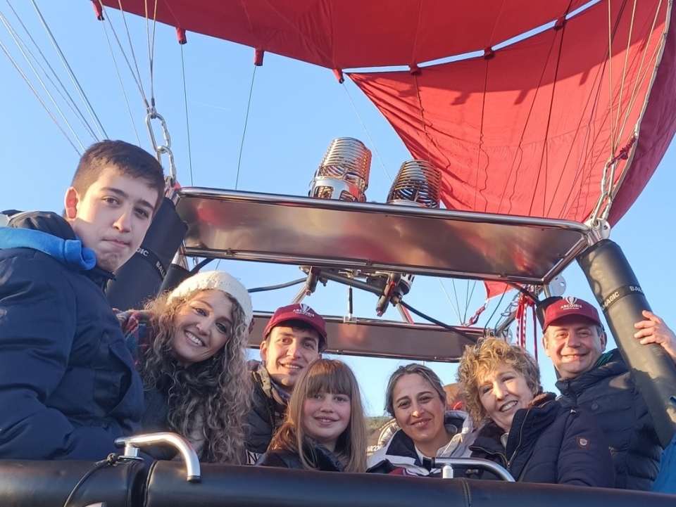 Voler en montgolfière en famille 