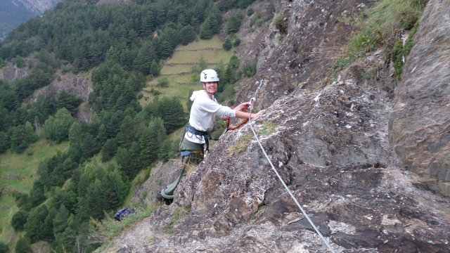 Via ferrata for beginner levels 