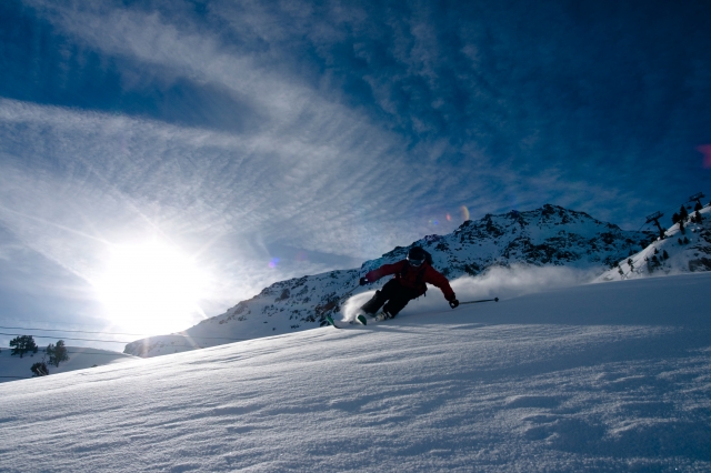  surf dans la neige