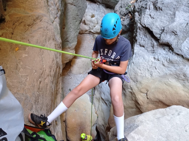  Descente en rappel du ravin 