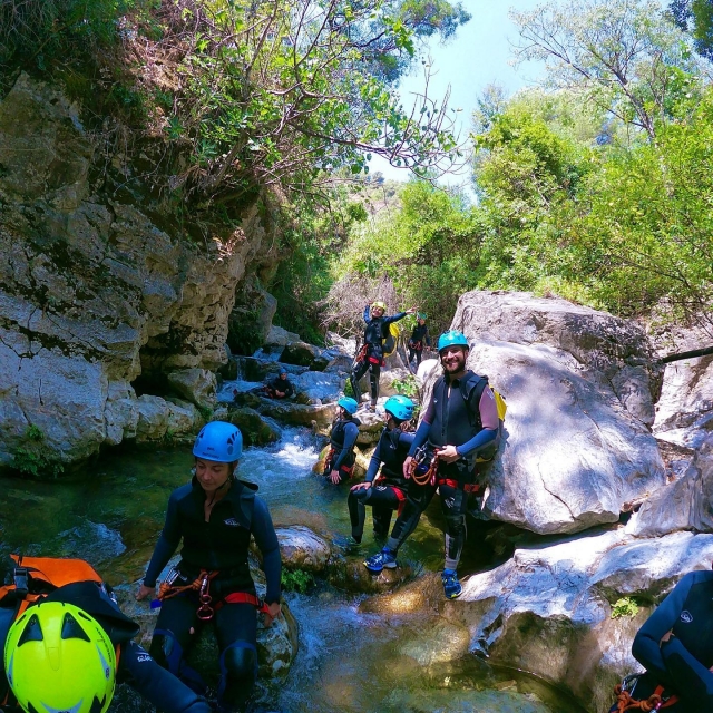  canyoning 
