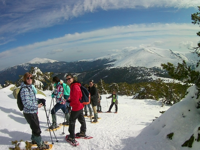 Raquetas de nieve en Madrid