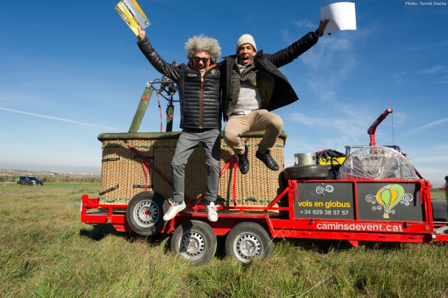  In alto dopo il volo in mongolfiera 