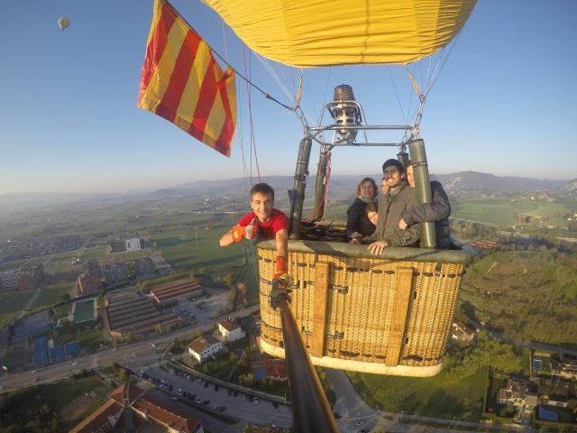  Selfie dalla mongolfiera 