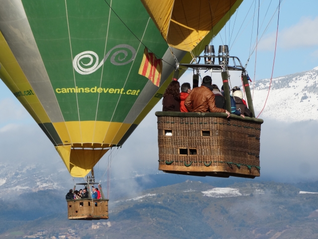 Espectacular vuelo en globo en Cerdanya 