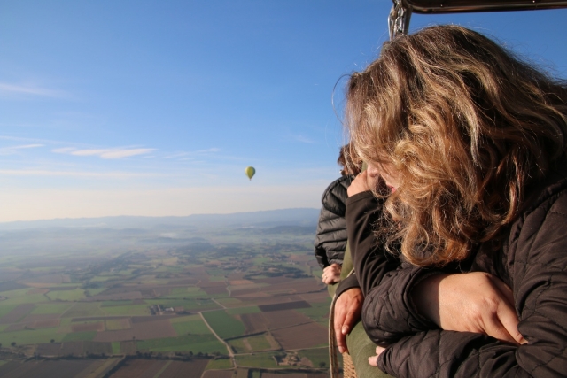  Durante il volo in mongolfiera 