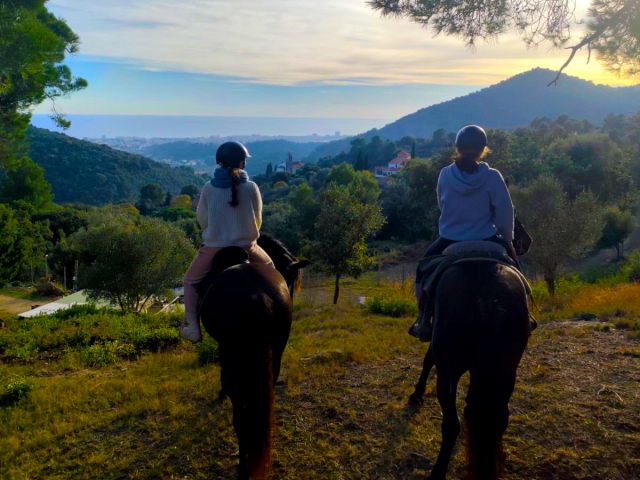 Ruta a caballo por el macizo de Montnegre, 1h30min