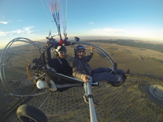 Voo em Paramotor até Colmenar de Oreja, 30min