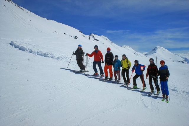 Disfrutando del esqui en Valdesqui