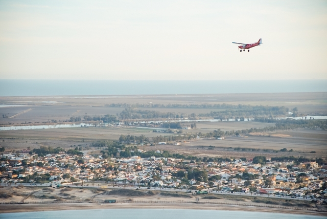 Piloto por un día de avioneta, Delta del Ebro, 1h